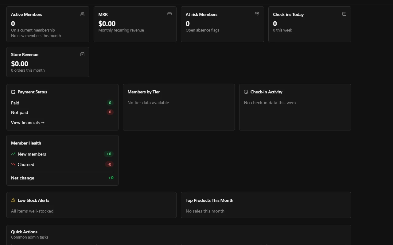 Screenshot of OpsEquip